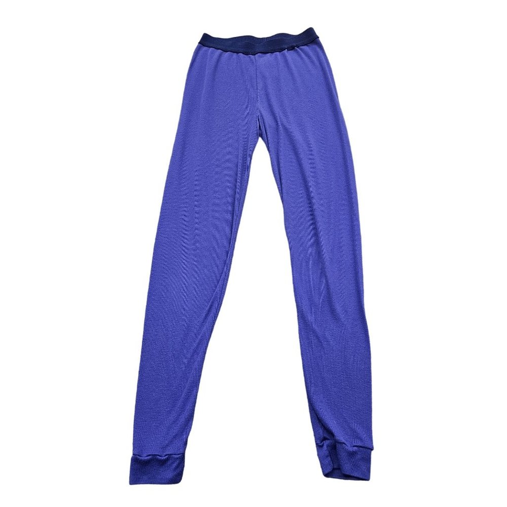 Patagonia Capilene Polyester Pants Mens size Small  Blue Base Layer Hiking USA